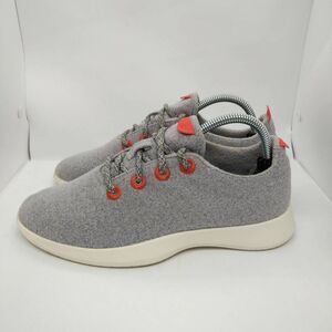 Allbirds Wool Runners Casual Sneakers Womens Size 10 Grey Orange Fashion Shoes‎
